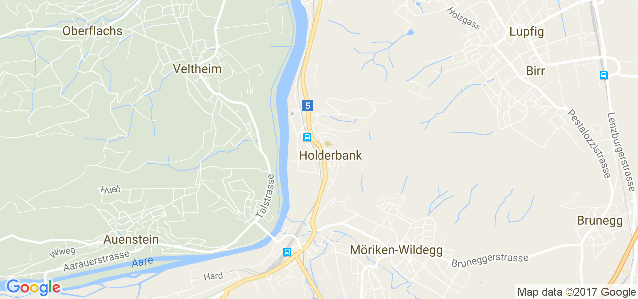 map de la ville de Holderbank