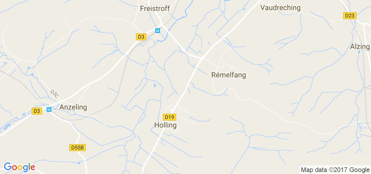 map de la ville de Holling