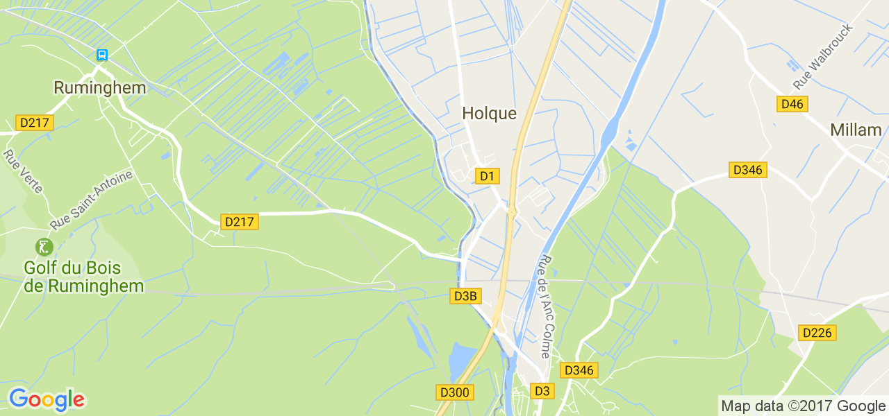 map de la ville de Holque