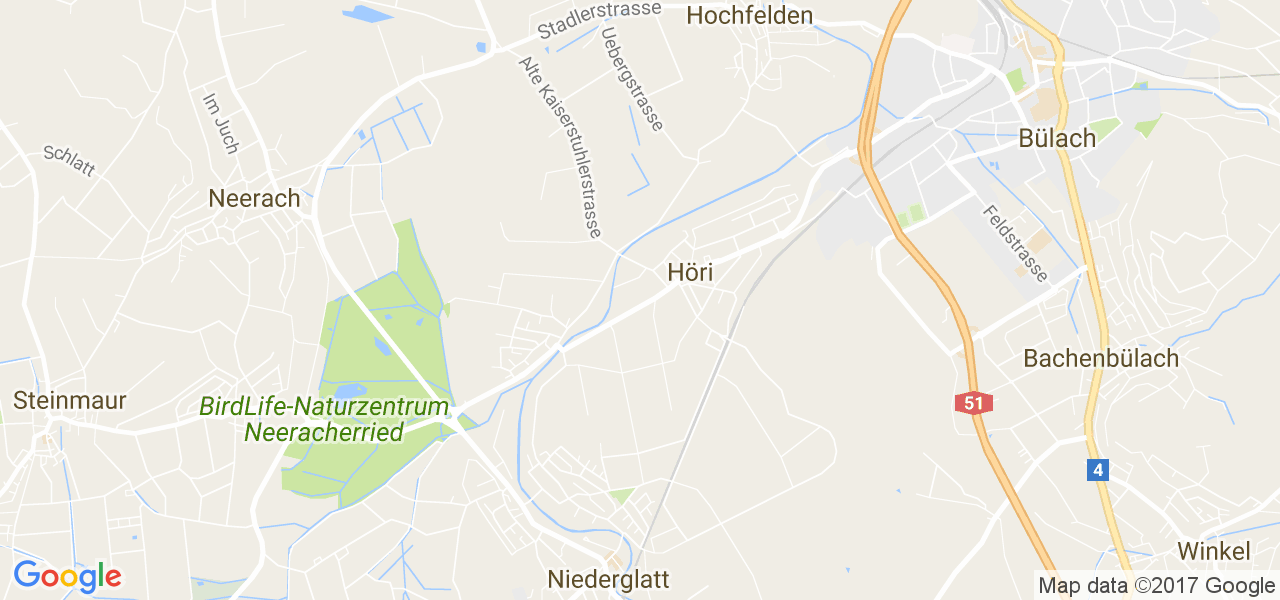 map de la ville de Höri