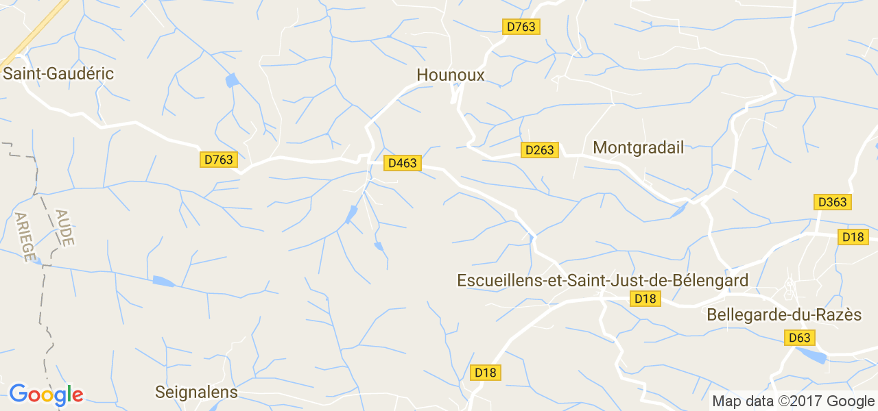 map de la ville de Hounoux