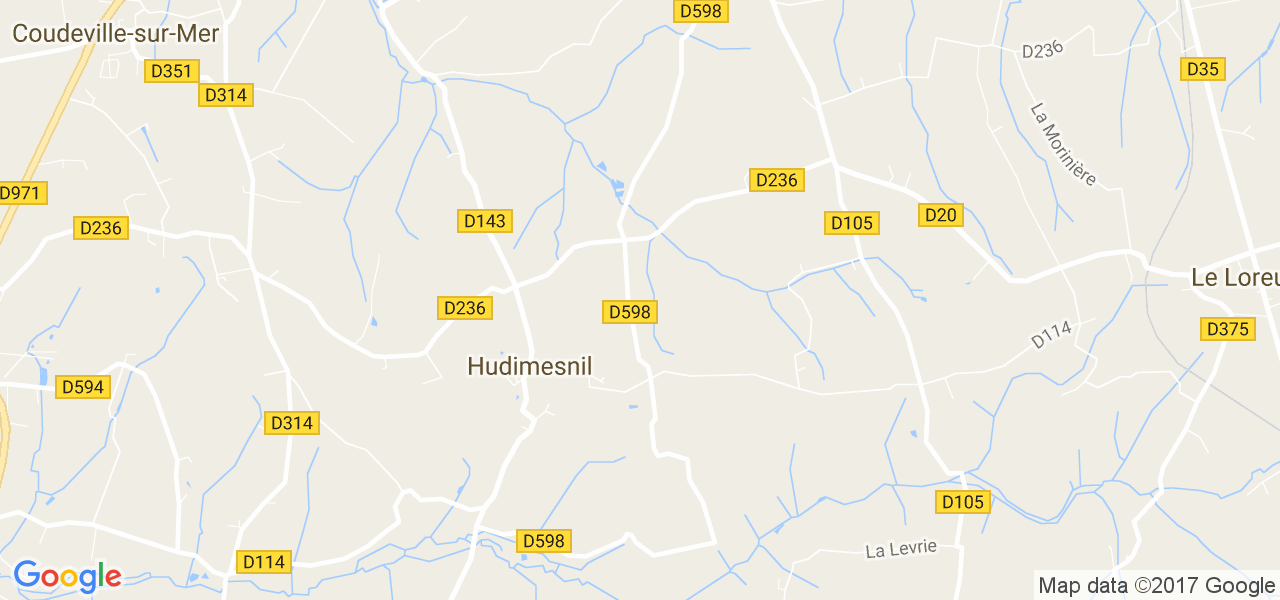 map de la ville de Hudimesnil