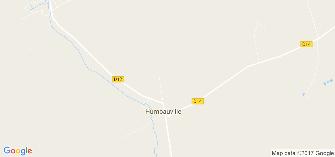 map de la ville de Humbauville