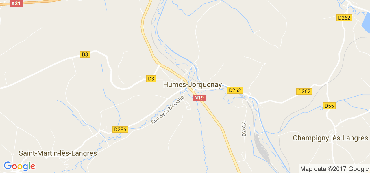 map de la ville de Humes-Jorquenay