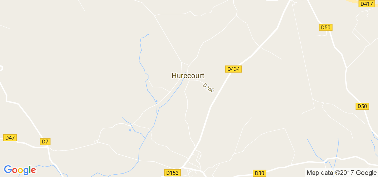 map de la ville de Hurecourt