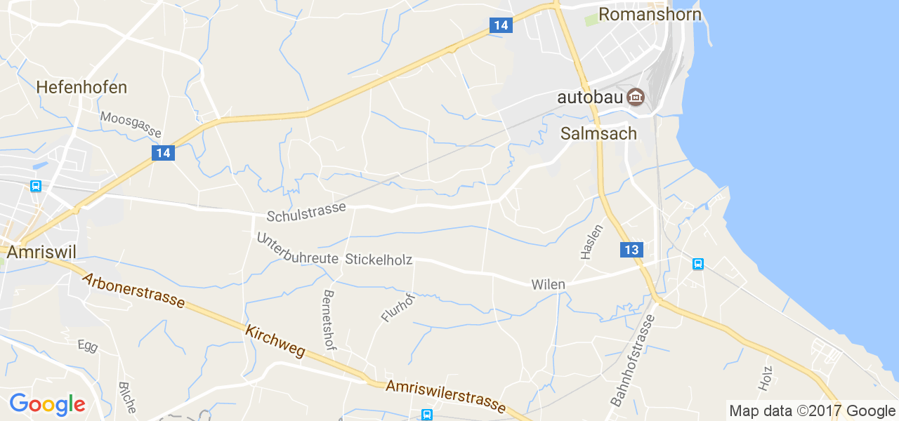 map de la ville de Hütten