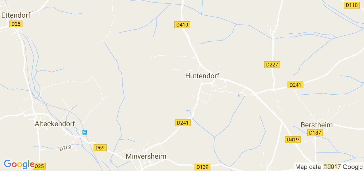 map de la ville de Huttendorf