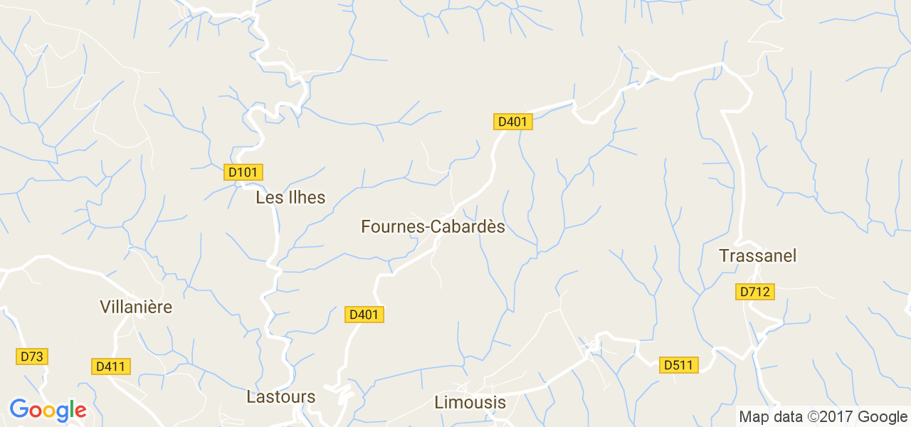 map de la ville de Ilhes