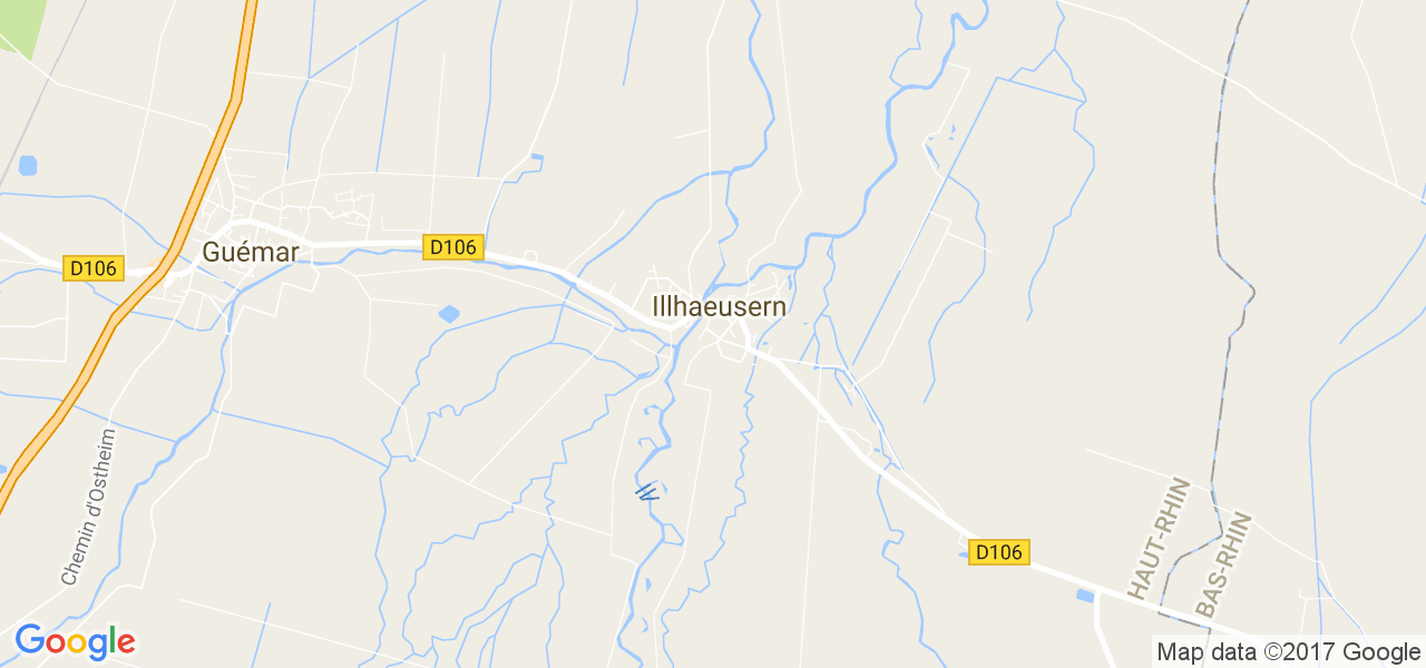 map de la ville de Illhaeusern