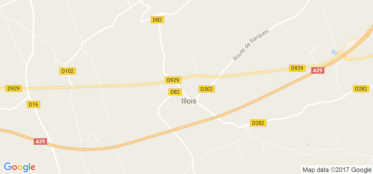 map de la ville de Illois