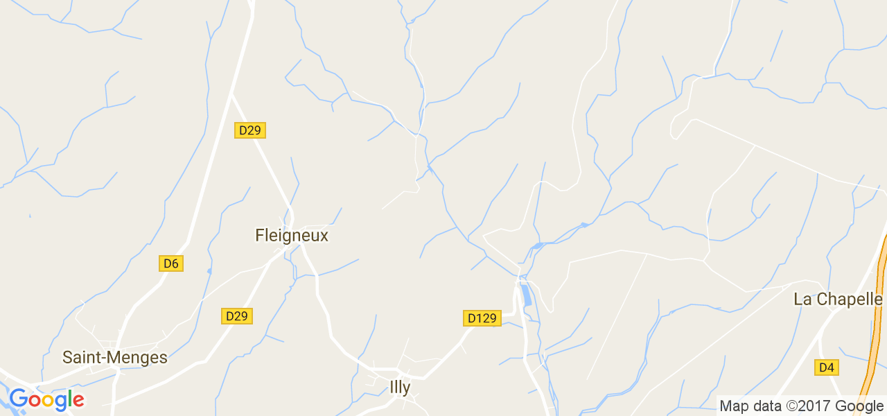 map de la ville de Illy