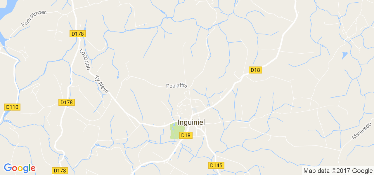 map de la ville de Inguiniel