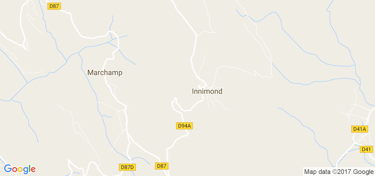 map de la ville de Innimond