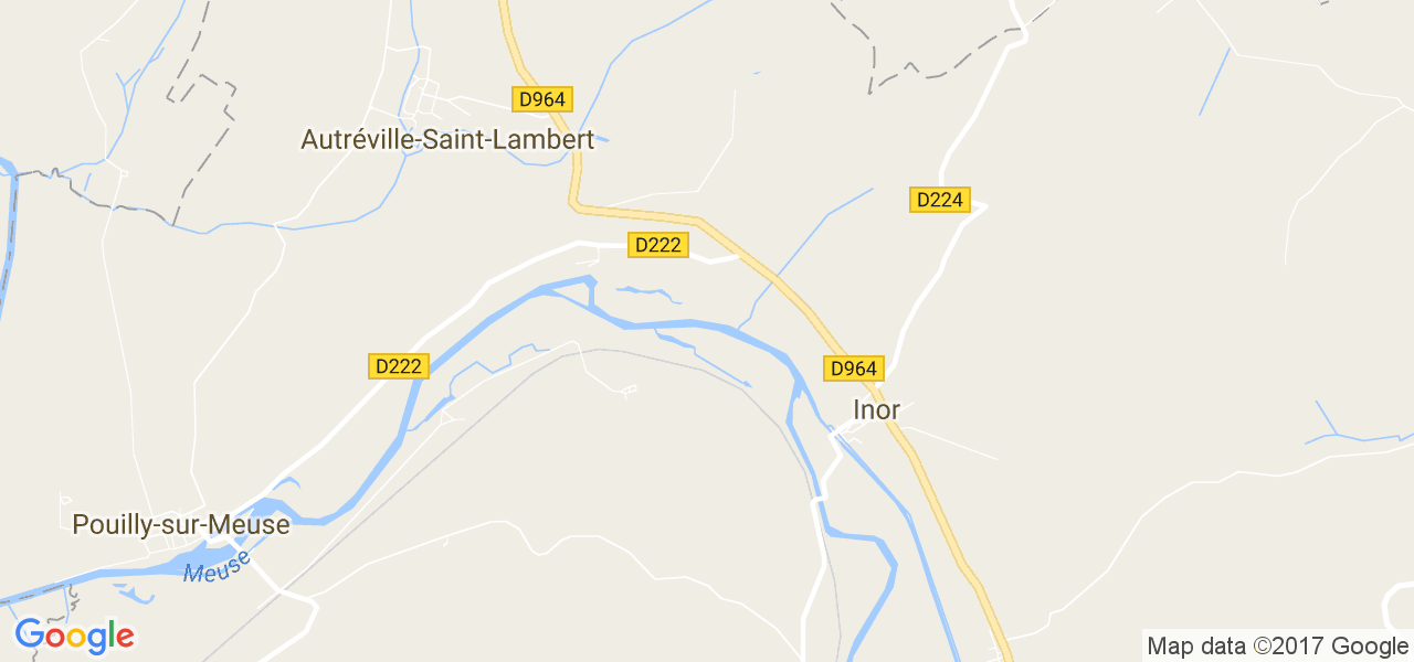 map de la ville de Inor