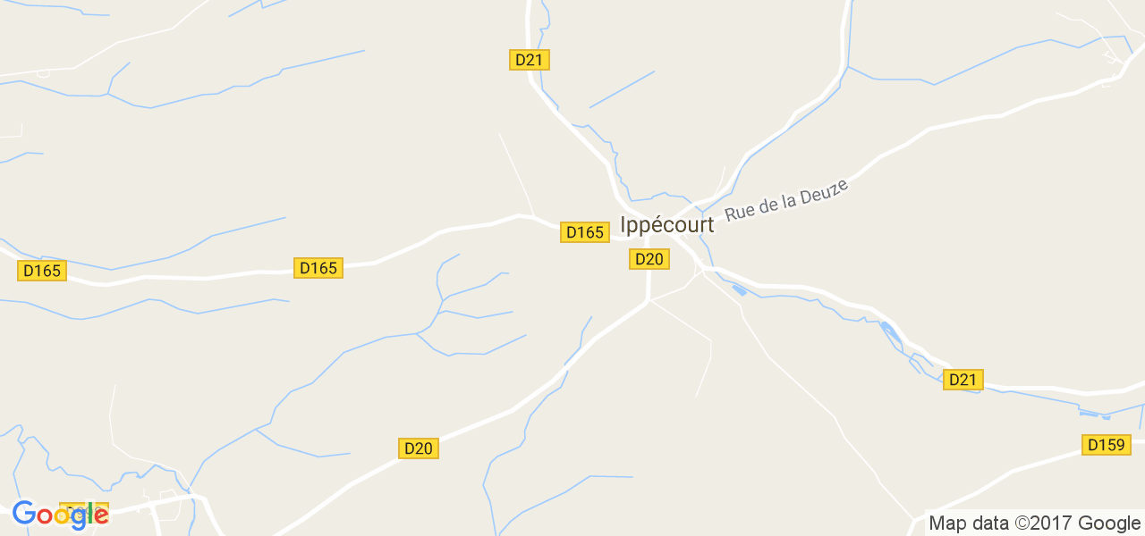 map de la ville de Ippécourt