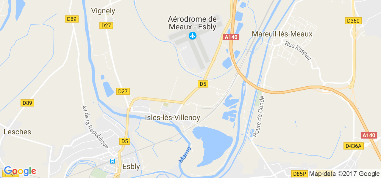 map de la ville de Isles-lès-Villenoy