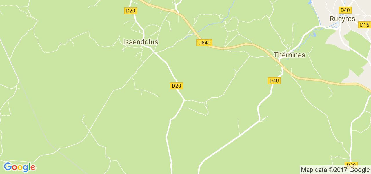 map de la ville de Issendolus