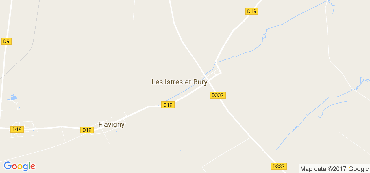 map de la ville de Istres-et-Bury