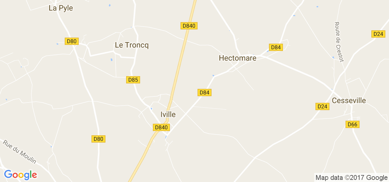 map de la ville de Iville