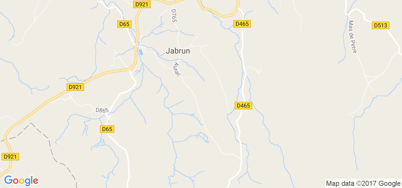 map de la ville de Jabrun