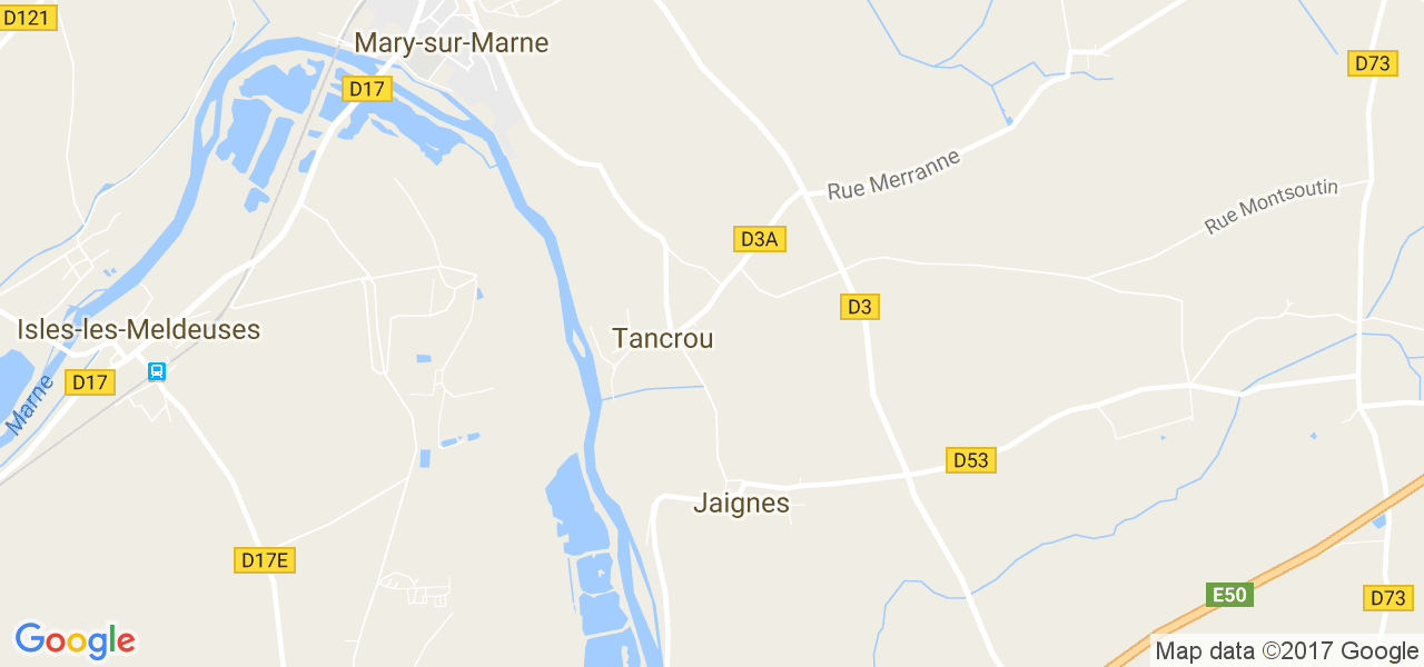 map de la ville de Jaignes