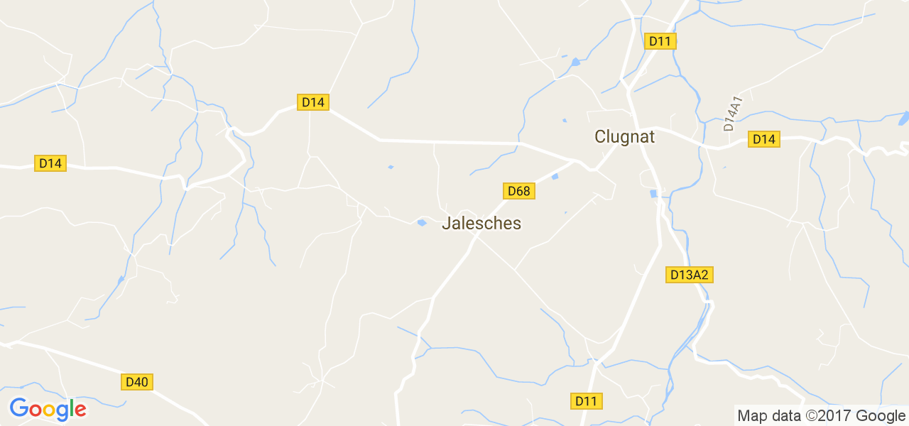 map de la ville de Jalesches