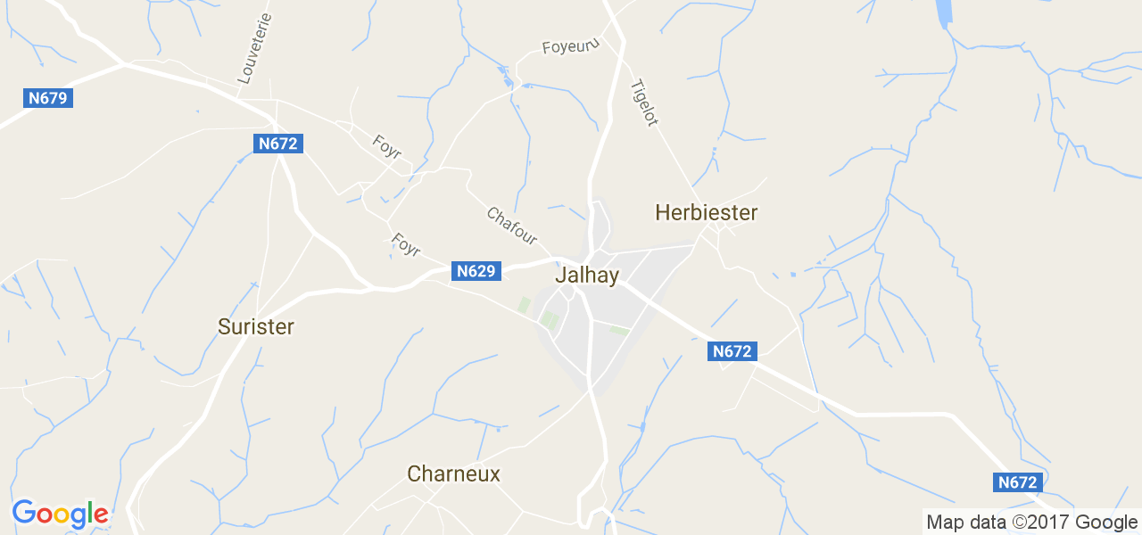 map de la ville de Jalhay