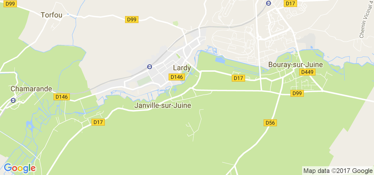 map de la ville de Janville-sur-Juine