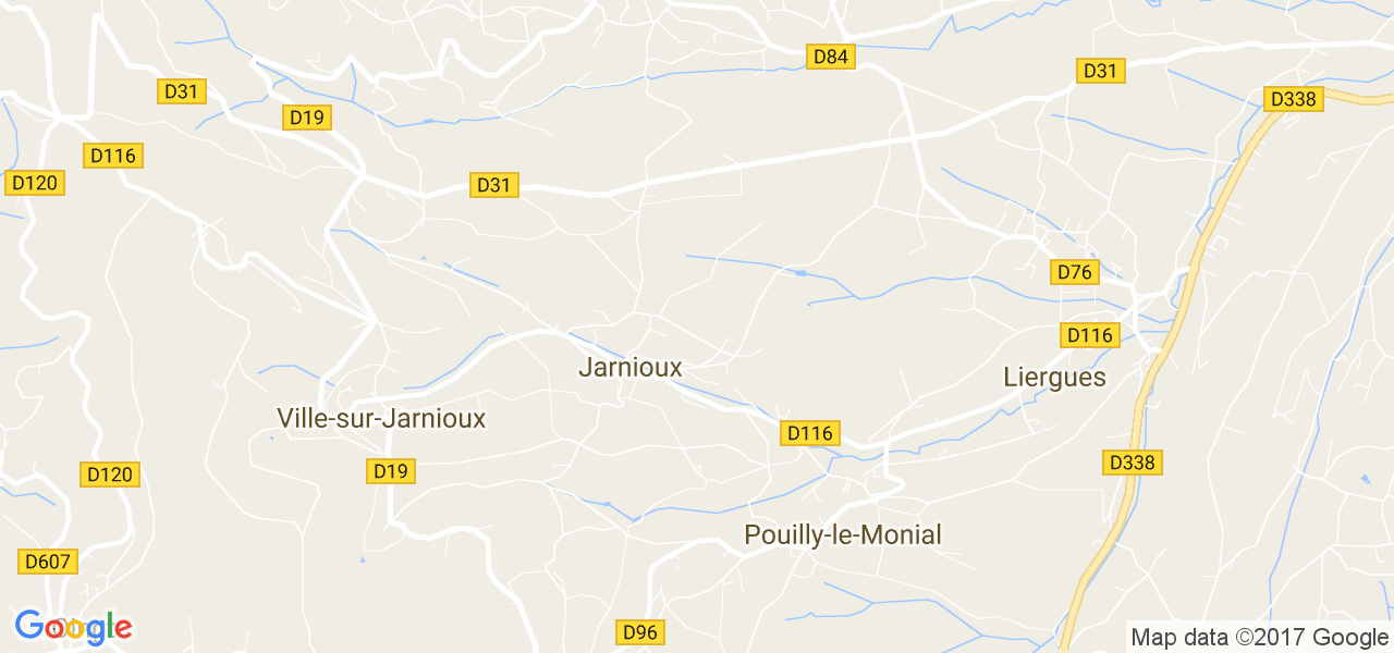 map de la ville de Jarnioux