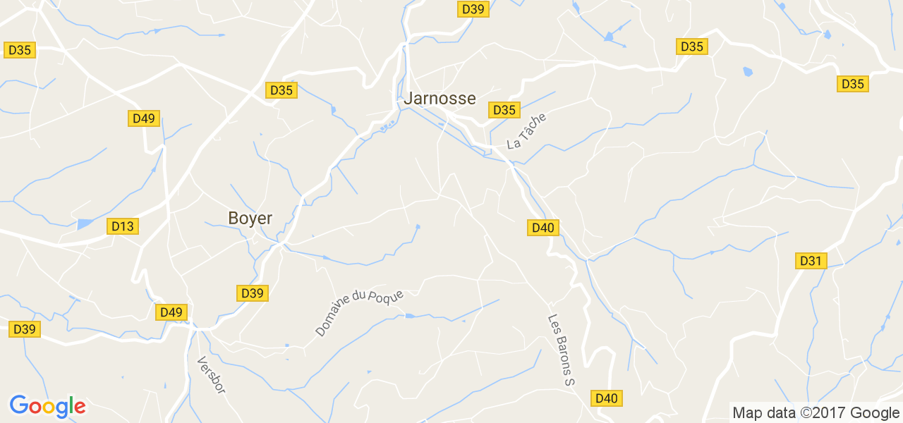 map de la ville de Jarnosse