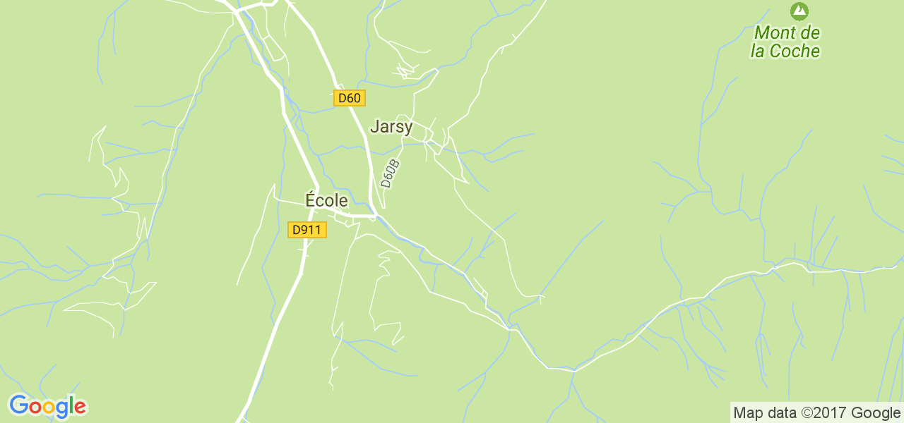 map de la ville de Jarsy