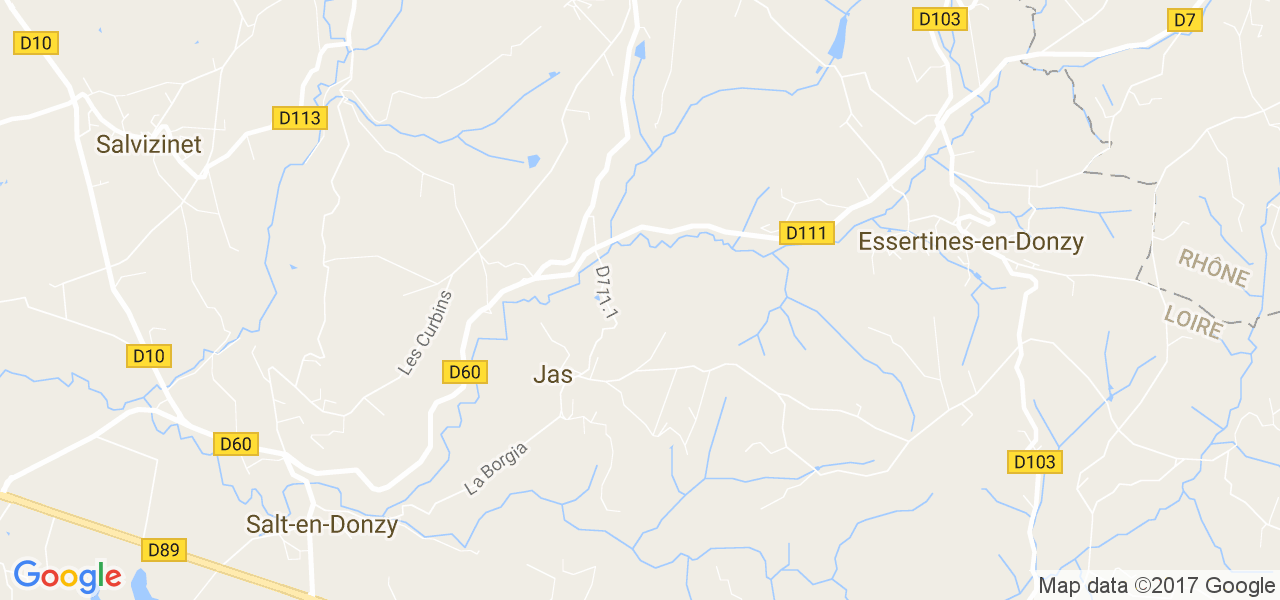 map de la ville de Jas