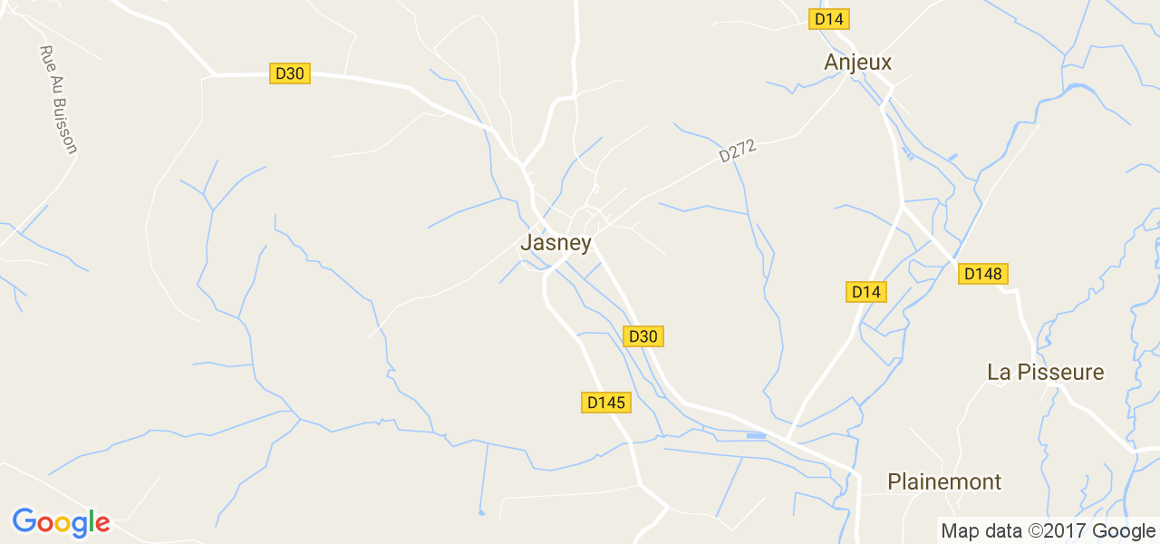 map de la ville de Jasney