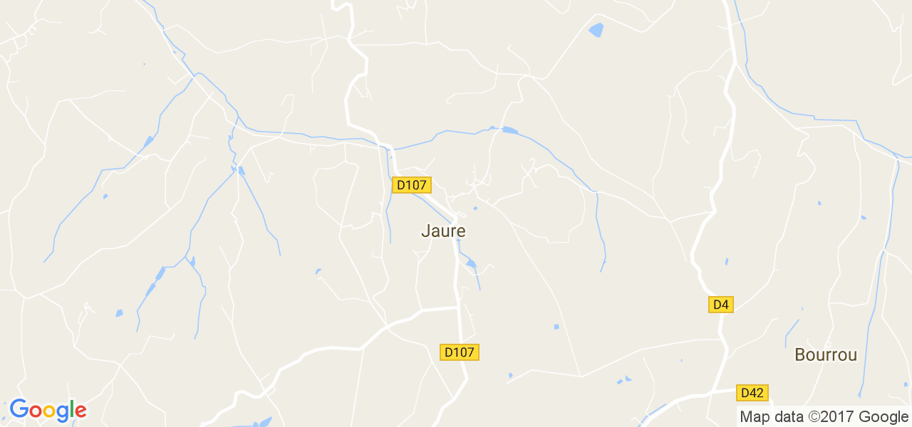 map de la ville de Jaure