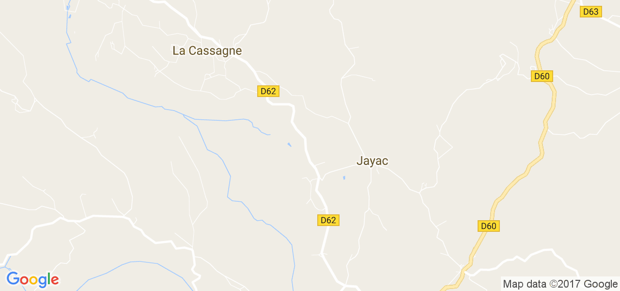 map de la ville de Jayac