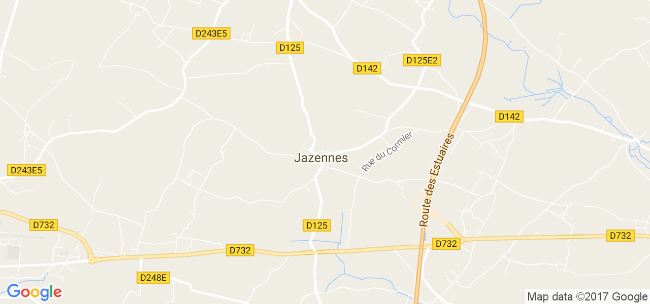 map de la ville de Jazennes