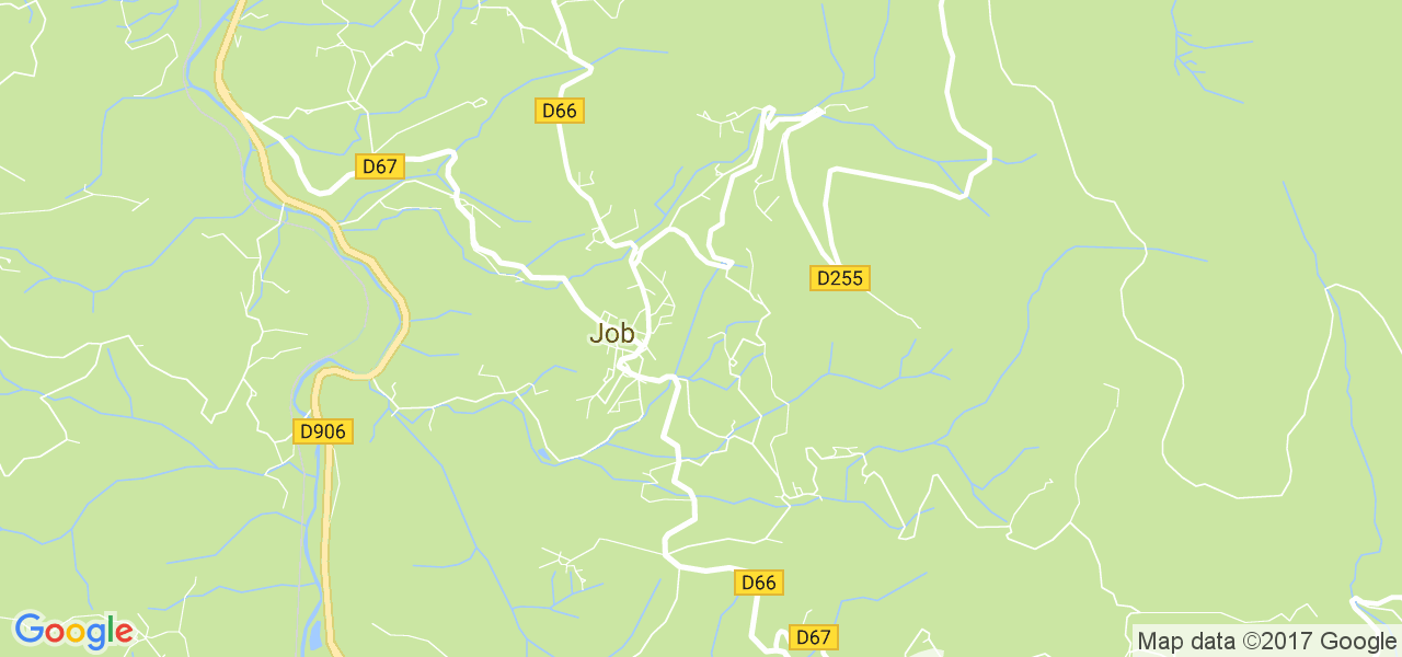 map de la ville de Job