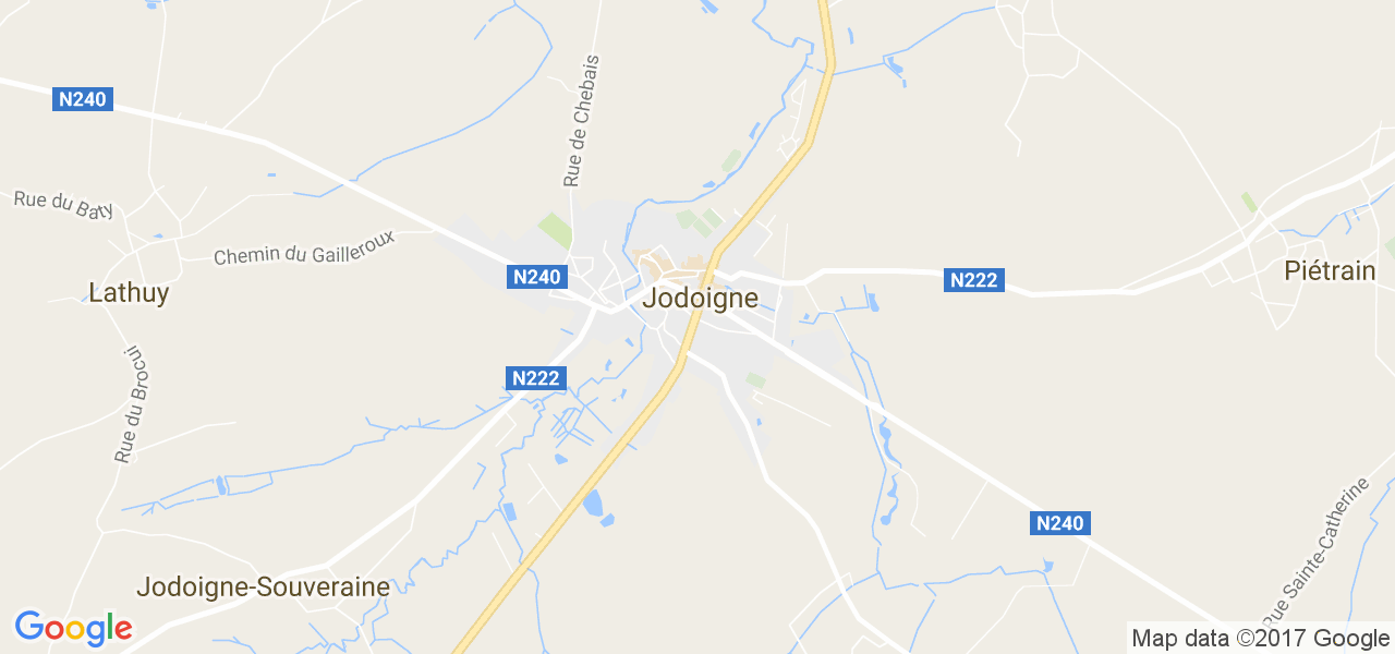 map de la ville de Jodoigne