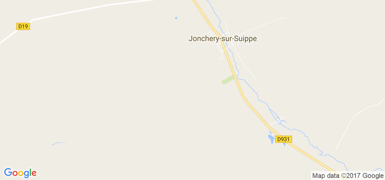 map de la ville de Jonchery-sur-Suippe