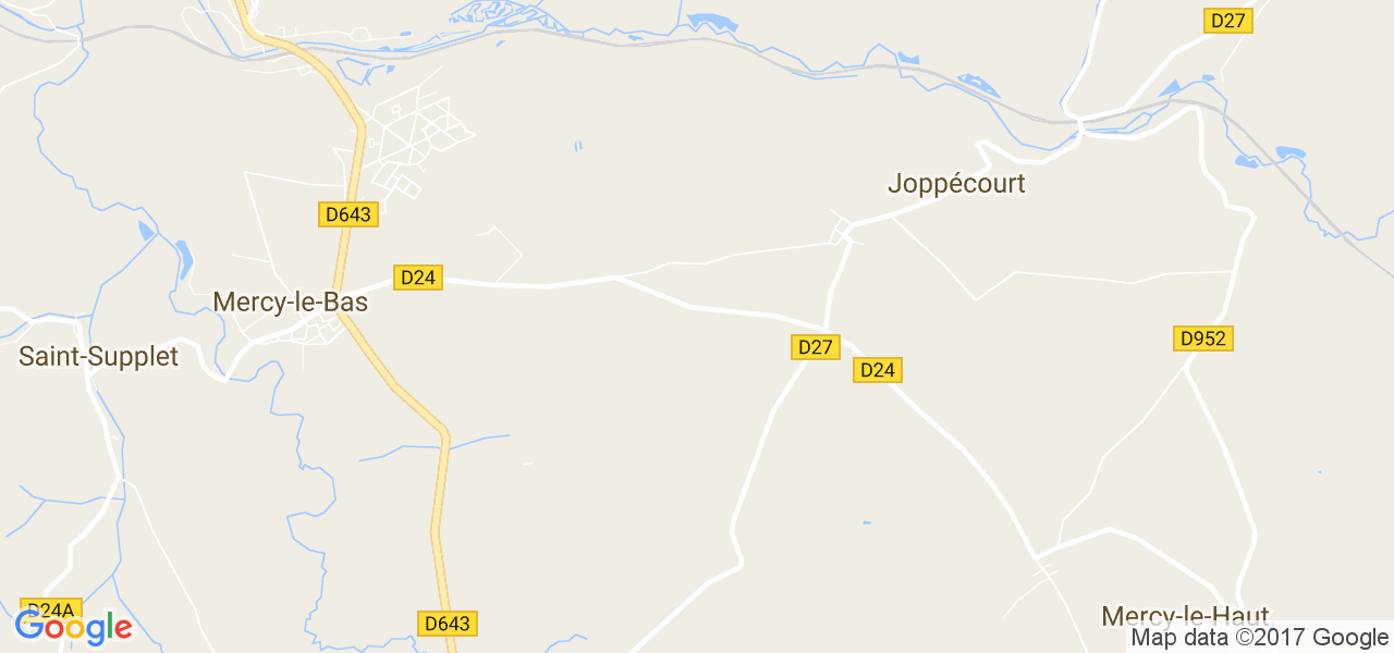 map de la ville de Joppécourt