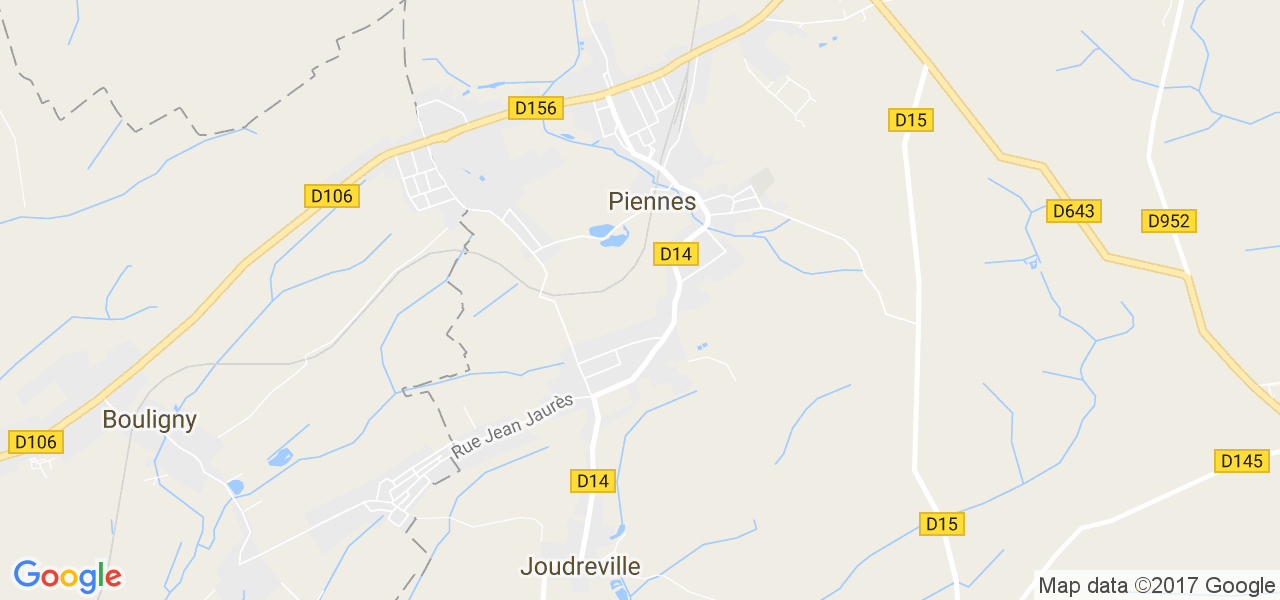 map de la ville de Joudreville