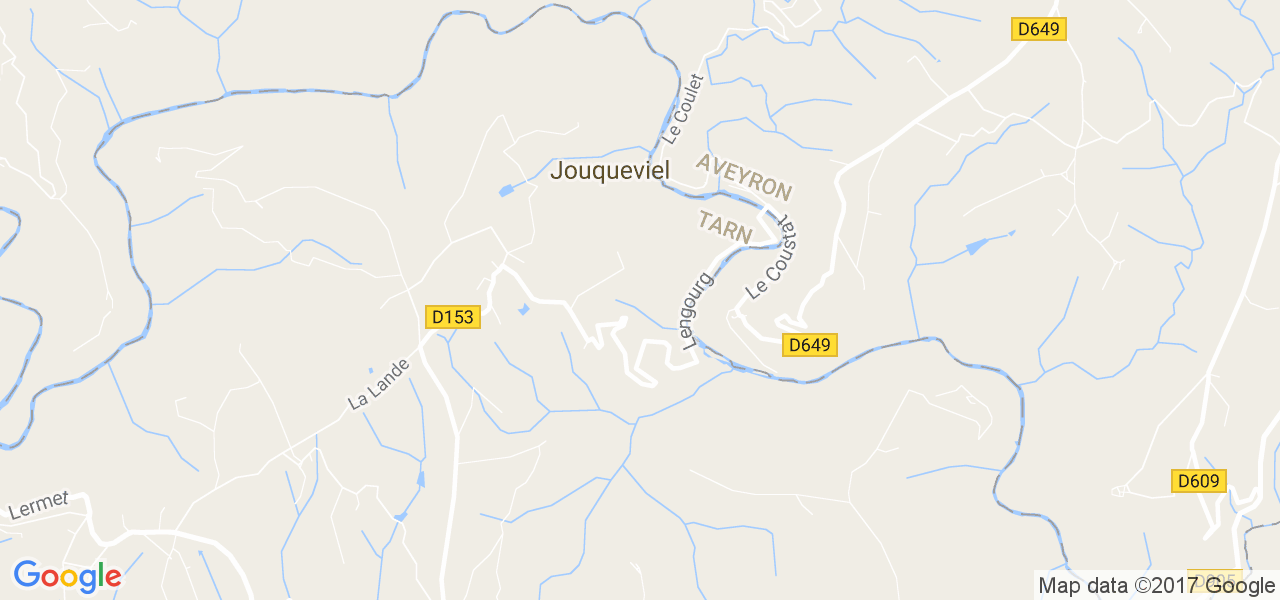 map de la ville de Jouqueviel