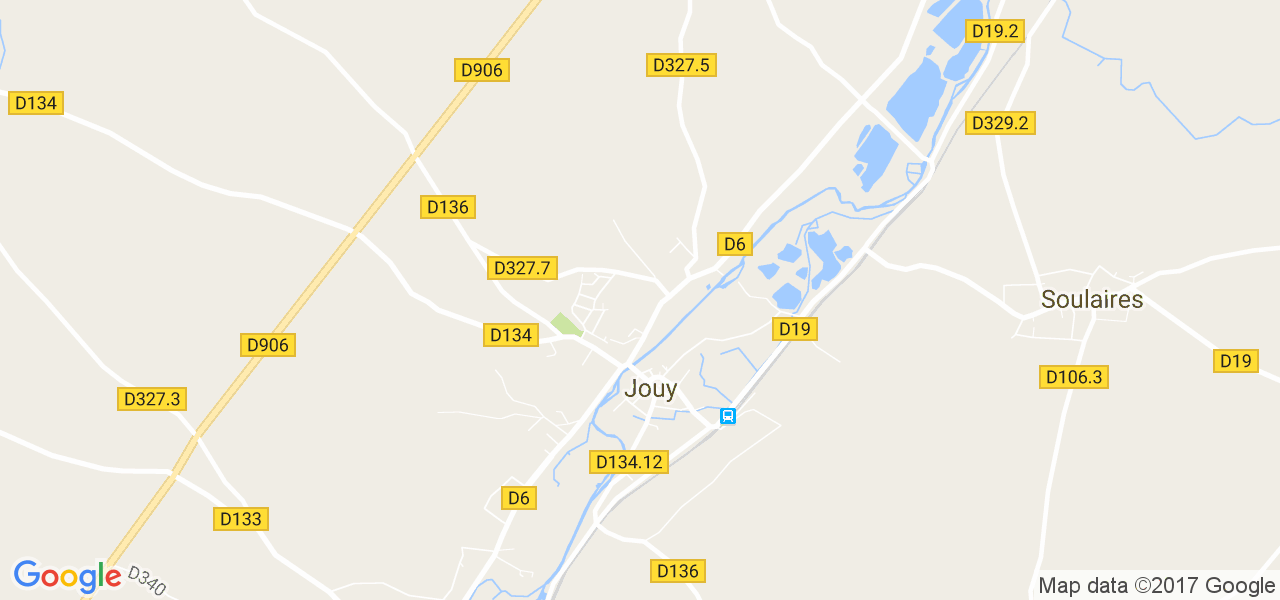 map de la ville de Jouy