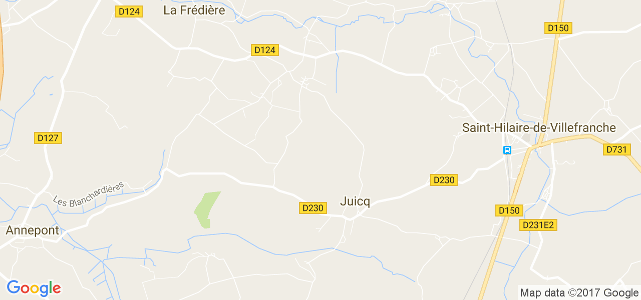 map de la ville de Juicq