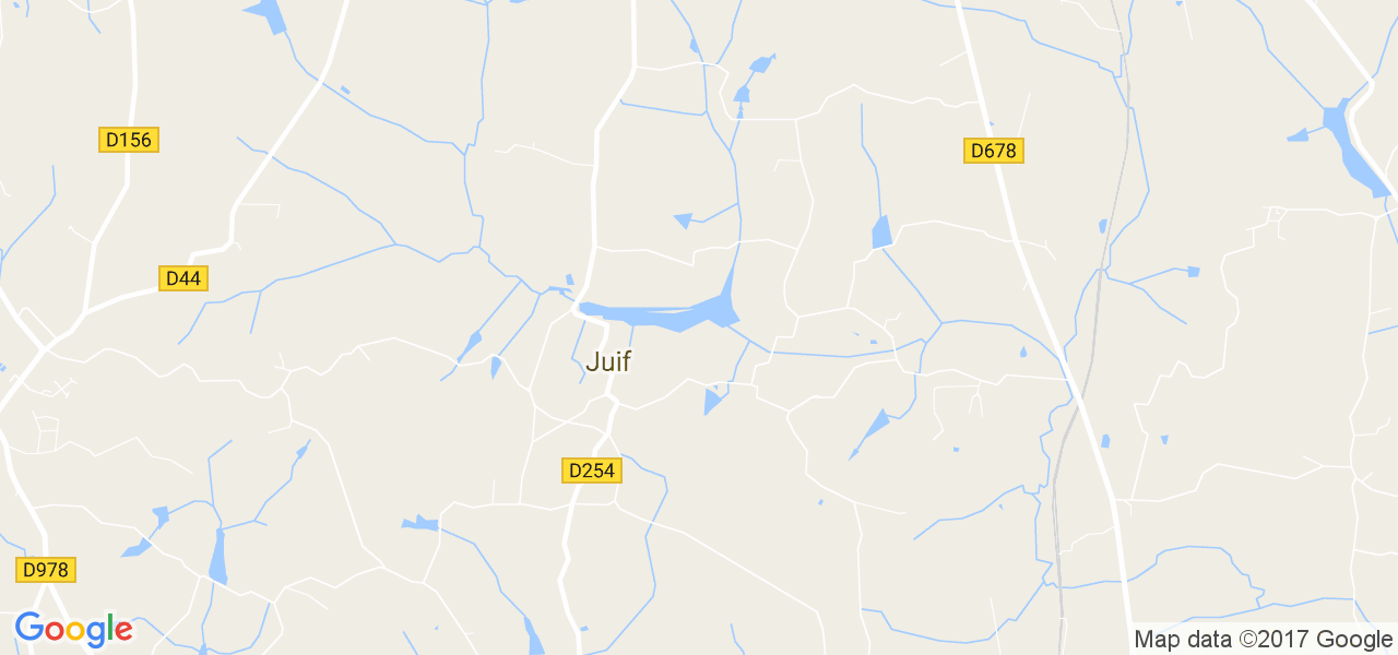 map de la ville de Juif