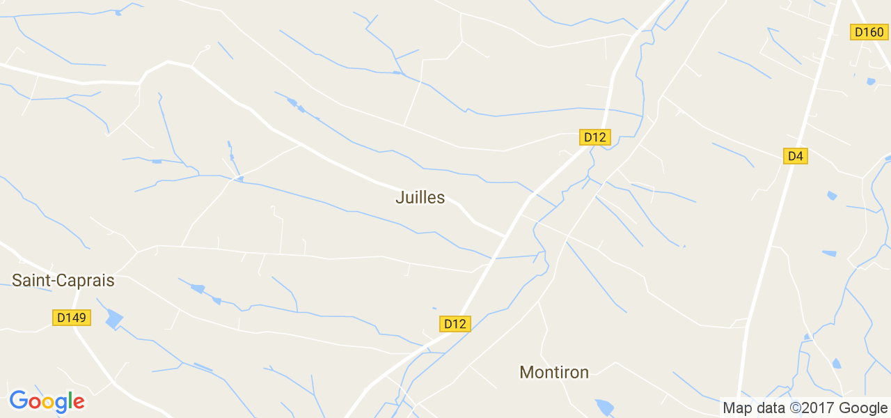 map de la ville de Juilles