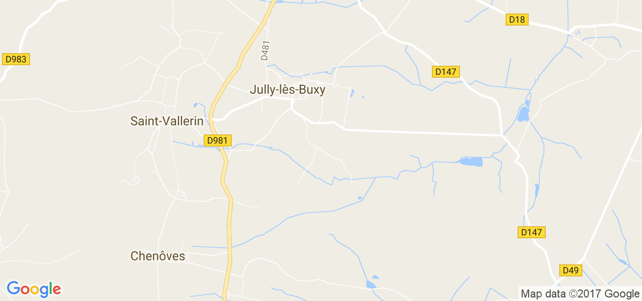 map de la ville de Jully-lès-Buxy