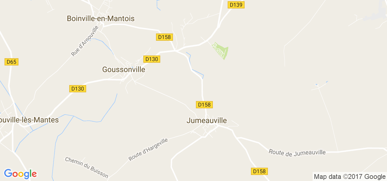 map de la ville de Jumeauville