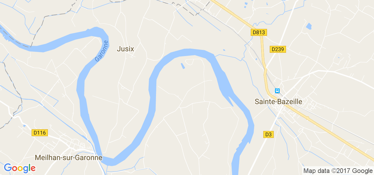 map de la ville de Jusix