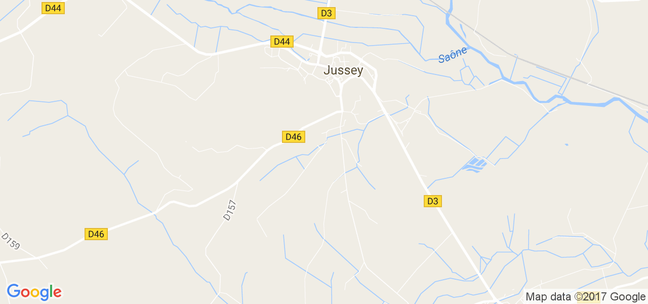 map de la ville de Jussey